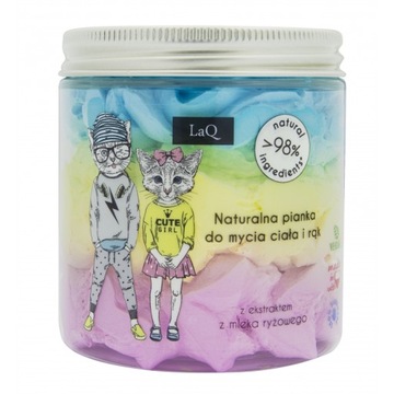 LaQ Myjąca pianka dla dzieci - 3 kolory 250ml