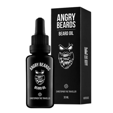 Olejek do brody Angry Beards Christopher Traveller 30ml