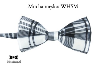 Мужские браслеты и галстук-бабочка БЕЛЫЙ И ЧЕРНЫЙ