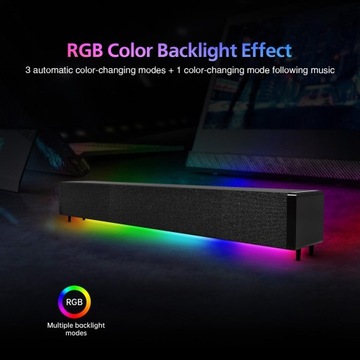 Беспроводные светодиодные динамики Bluetooth 5.0 с