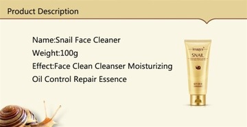 Средство для снятия макияжа с улиткой, отбеливающее, увлажняющее