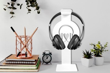 Подставка для наушников, подвеска, БЕЛАЯ, прочная игровая подставка, СЕРДЦЕ