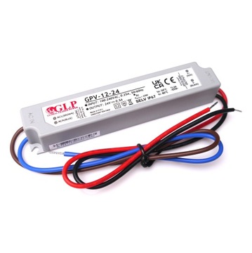 zasilacz 12W 0,5A 24V do led GPV-12-24 hermetyczny