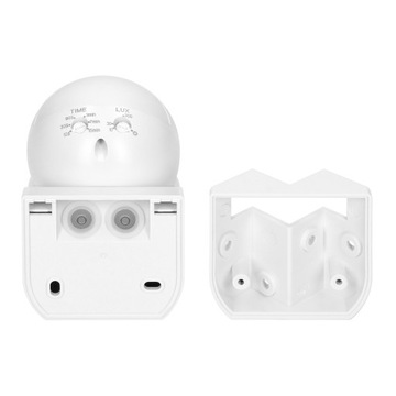 CZUJNIK RUCHU LED PIR IP44 220° 3 RODZAJE MONTAŻU