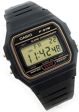 ВИНТАЖНЫЕ ЧАСЫ CASIO F-91WG + CAN