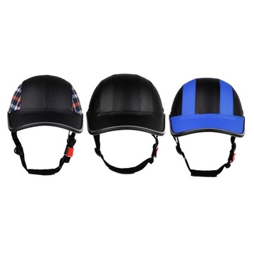 Czapka motocyklowa na rowerze