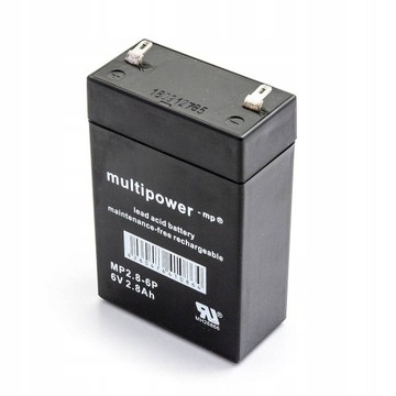 Akumulator Multipower MP2.8-6P 6V 2,8Ah AGM
