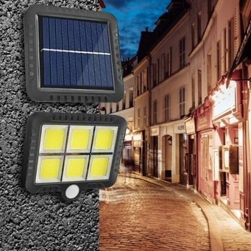СОЛНЕЧНАЯ ЛАМПА СУМЕРКИ ДАТЧИК ДВИЖЕНИЯ 120LED+ДИСТАНЦИОННЫЙ