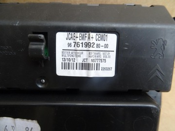 CITROEN C4 II DS4 DISPLEJ AUTORÁDIO 9676199280