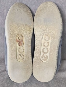ECCO Soft 1- skórzane sneakersy / półbuty męskie r. 41 (26,5 cm) sznurowane