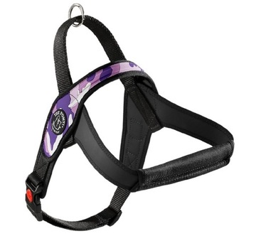 SZELKI dużego psa XL 80-105cm TRE PONTI Primo fioletowe moro MOCNE