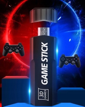 Konsola Retro Game Stick X2 HDMI 4K 64 GB 35tyś gier GD10 PLUS 2 PADY