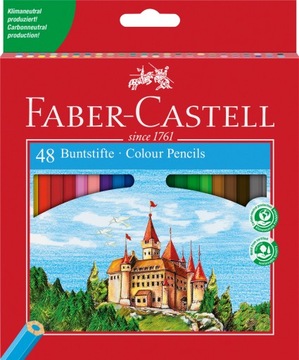Kredki ołówkowe FABER CASTEL ZAMEK 48 kolorów