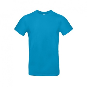koszulka błękitna niebieska T-Shirt błękitny niebieski B&C #E190 atoll blue