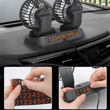 АВТОМОБИЛЬНЫЙ ДВОЙНОЙ ВЕНТИЛЯТОР 5 В USB