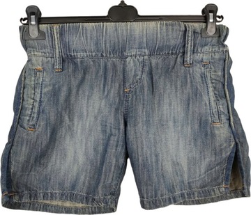 DAMSKIE KRÓTKIE SPODENKI JEANS NA GUMCE rozm. S
