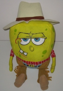 SPONGEBOB - KOWBOJ - DUŻA MASKOTKA - 42 CM