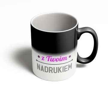 MAGICZNY Foto Kubek z nadrukiem WŁASNYM ZDJĘCIEM