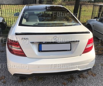 Mercedes W204 Coupe TFB настройка спойлера