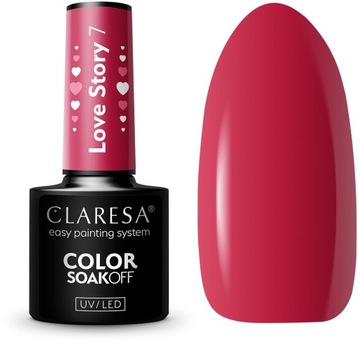 Claresa lakier hybrydowy do paznokci LOVE STORY 7