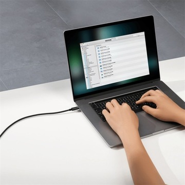 ТЕЛЕФОННЫЙ КАБЕЛЬ BASEUS STRONG USB TYPE C – USB TYPE C 240 Вт QC PD 2M