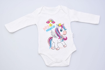 NIEMOWLĘCY KOMPLET SPODNIE BODY CZAPKA PONY Roz 74