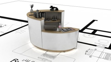 Стойка ресепшн R27 230х130см art_R27003