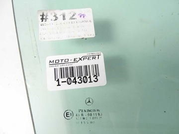 MERCEDES C TŘÍDA W203 SKLO (OKNO) DVEŘE PRAVÝ PŘEDNÍ ZELENÁ