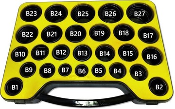 ZESTAW USZCZELEK O-RINGÓW NBR 90 740 SZTUK JCB