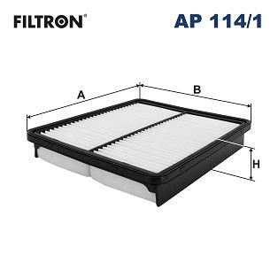 2× FILTRON AP 114/1 FILTR VZDUCHU