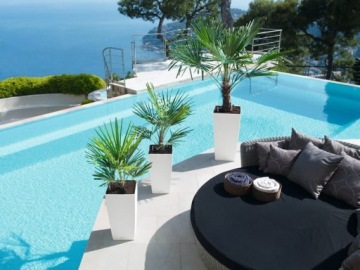 Cubico Color 22 белый цветочный горшок Lechuza