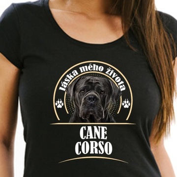 Damska t -shirt cane corso