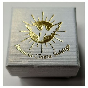 Pudełeczko prezentowe Chrzest Chrzciny 4x4 cm
