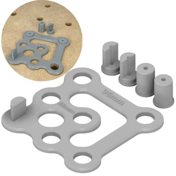 SZABLON DO WIERCENIA OTWORÓW 20MM NA WZÓR - FESTOOL STÓŁ MFT