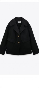ПАЛЬТО ZARA С ПУГОВИЦАМИ, LIMITED EDITION S