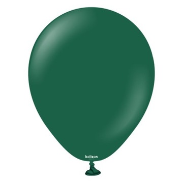 Balony lateksowe Dark Green, zielony 13cm, 100 szt.
