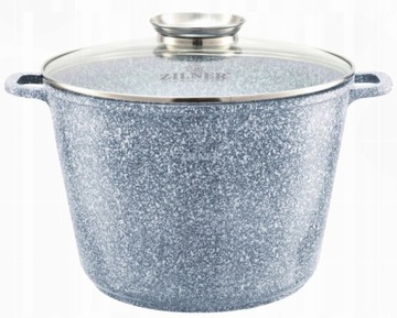 Głęboki Garnek Marmurkowy Kociołek 6.2L ZILNER