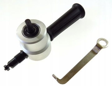 PRZYSTAWKA NA WIERTARKĘ NOŻYCE DO CIĘCIA BLACHY