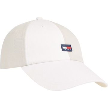 TOMMY HILFIGER CZAPKA Z DASZKIEM SKATER BOY BEŻOWA