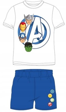 PIŻAMA CHŁOPIĘCA MARVEL AVENGERS KR RĘKAW 110