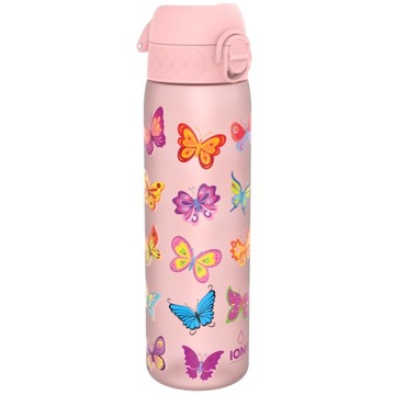 Butelka na wodę bidon na napoje dziewczęcy różowy w Motylki Motyle ION8 0,5