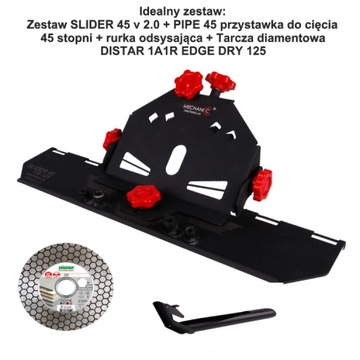 Zestaw SLIDER 45 v 2.0 + Tarcza EDGE DRY 125