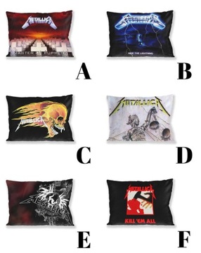Подушка METALLICA УЗОРЫ + Имя, ПОДАРОК