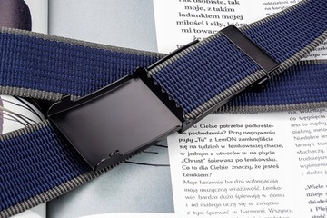 Мужской двухцветный тканый ремень для Gracio 140 PANTS