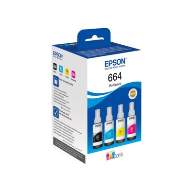 TUSZ EPSON ECO TANK 4 x 664 T66464A CMYK