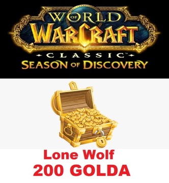 WOW CLASSIC 200 SZTUK GOLDA ZŁOTA SEASON OF DISCOVERY LONE WOLF