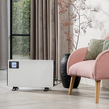 ЭЛЕКТРИЧЕСКИЙ ОБОГРЕВАТЕЛЬ WiFi КОНВЕКТОР РАДИАТОР 2300ВТ + ДИСТАНЦИОННОЕ УПРАВЛЕНИЕ