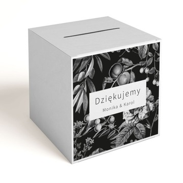 Классическая коробка-конверт с персонализацией.