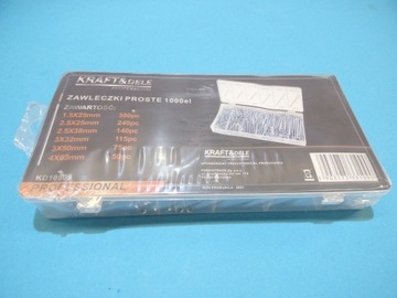 НАБОР ПРЯМЫХ ШТИФТОВ 1000 ШТ. НАБОР ПРЯМЫХ ШТИФТОВ ШТИФТОВ