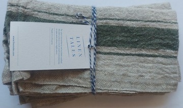 LINEN TALES Serweta lniana 40 cm x 40 cm 2 SZTUKI
